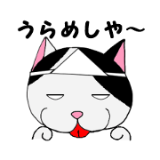 Cat forgot retracted tongue