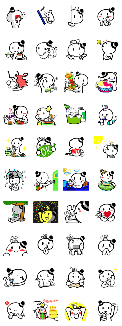 Mr. white and mouse 2