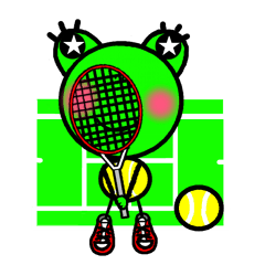 Tennis Love Frog