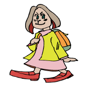 A rabbit is advising to her colleague. A rabbit is advising to her colleague.