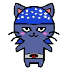 Hilo kucing (biru)