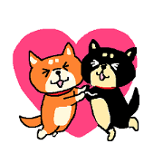 shibaken sticker -japanese dog- shibaken sticker -japanese dog-