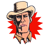COWBOY STICKER