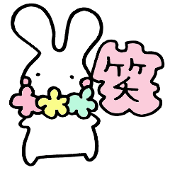 It is a sticker of rabbit. Part 4