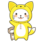 Kitts of cat and otter of Gonsuke