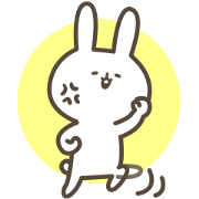 Rabbit with small front tooth