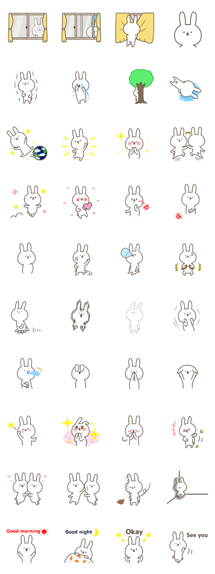 Rabbit with small front tooth