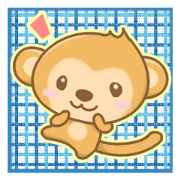 Friendly Monkey Sticker