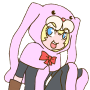 Girl of rabbit hood