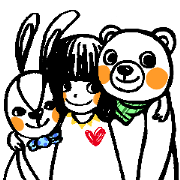 black&white friends