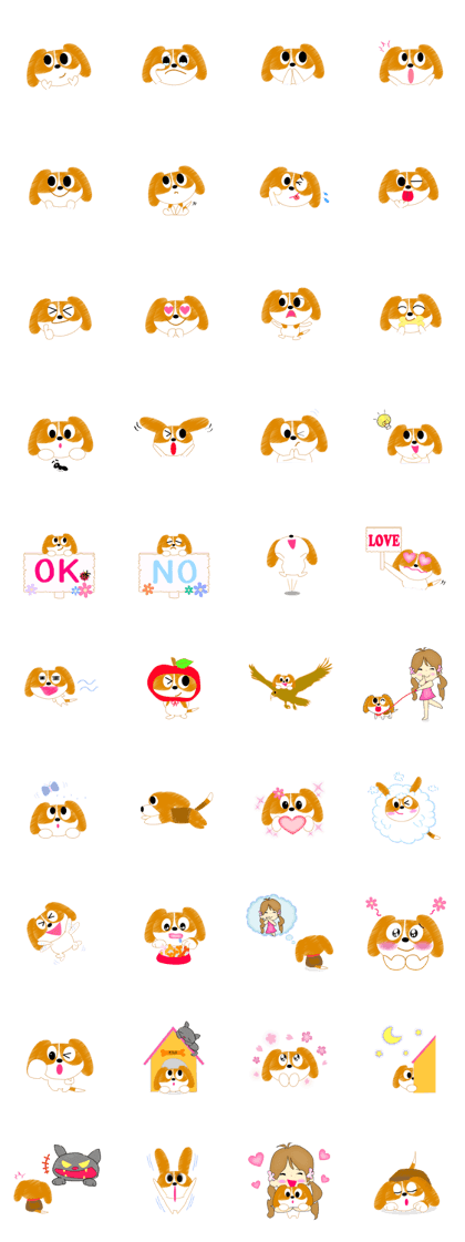 Healthy child Kinako of Beagle