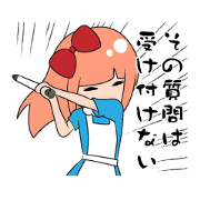 Cute girl "Alice" crayon version