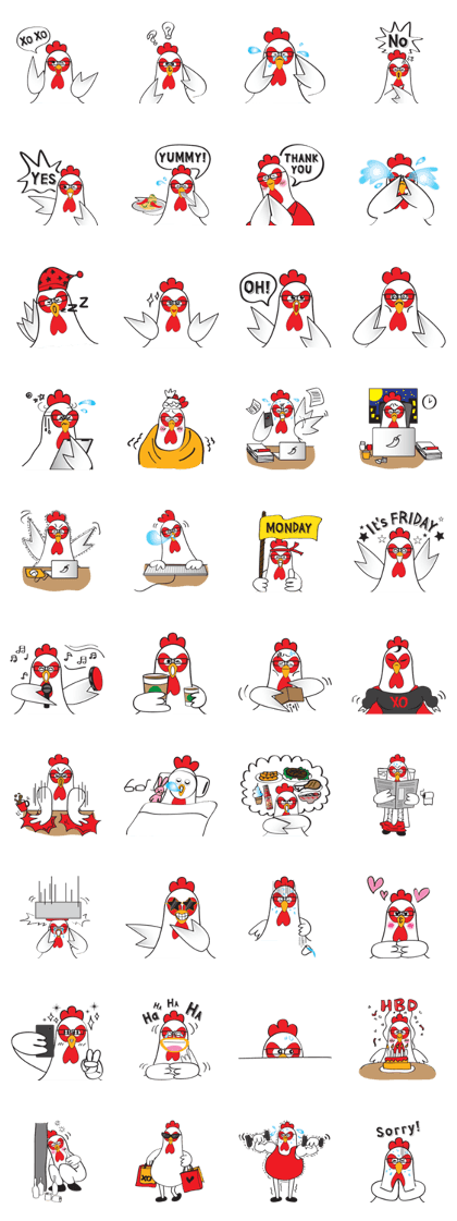XO XO the Chicken