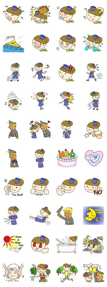 Cabin Crew Stickers Part2