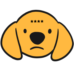 Dog in the Duvet -Custom Sticker-