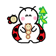 And HALUkun ladybug, KAKO-chan.