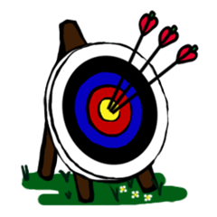 Archery sticker