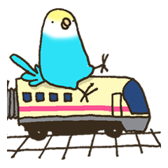 Travel by train with parrots & birds