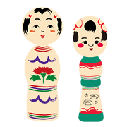 Together with KOKESHI (Japanese)