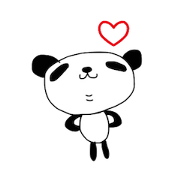 Panda&chacha Sticker