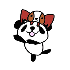 Panda&chacha Sticker No.2