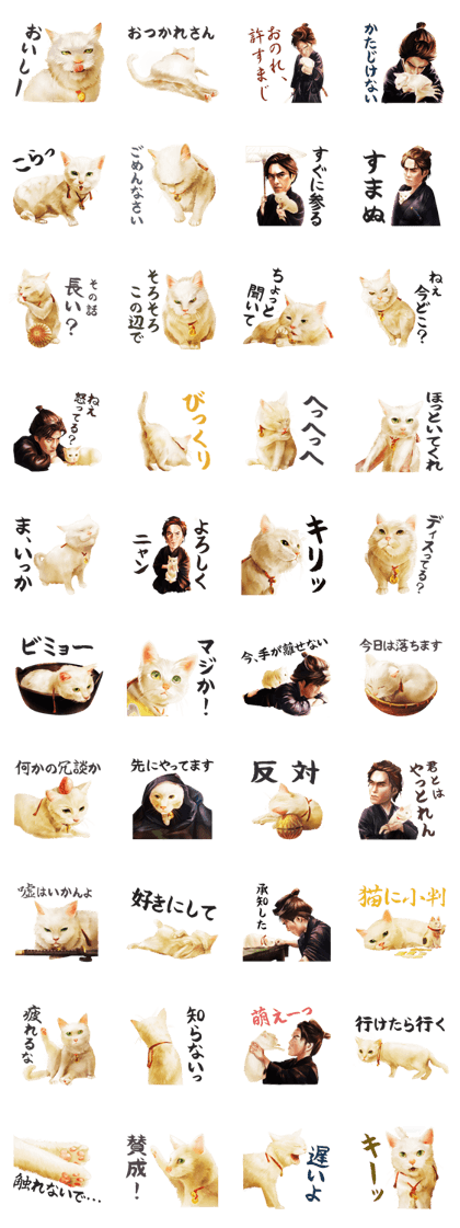 neko samurai Kyutaro&Tamanojyo