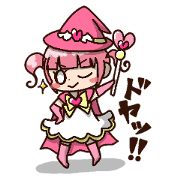 Pretty magical girl