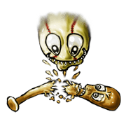 Baseball stickers, for bat and ball fans