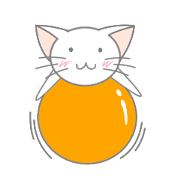 White cat of big ears White cat of big ears