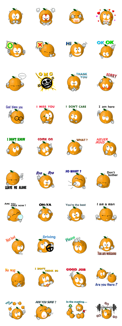 Funny orange~for english
