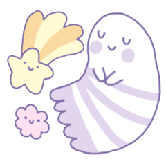 Dreamy Pastel Ghosts