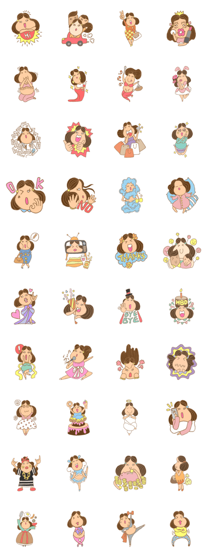 Mommy is cute and kind. Mommy is cute and kind.