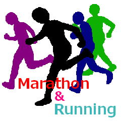 Marathon & Running silhouette (English)