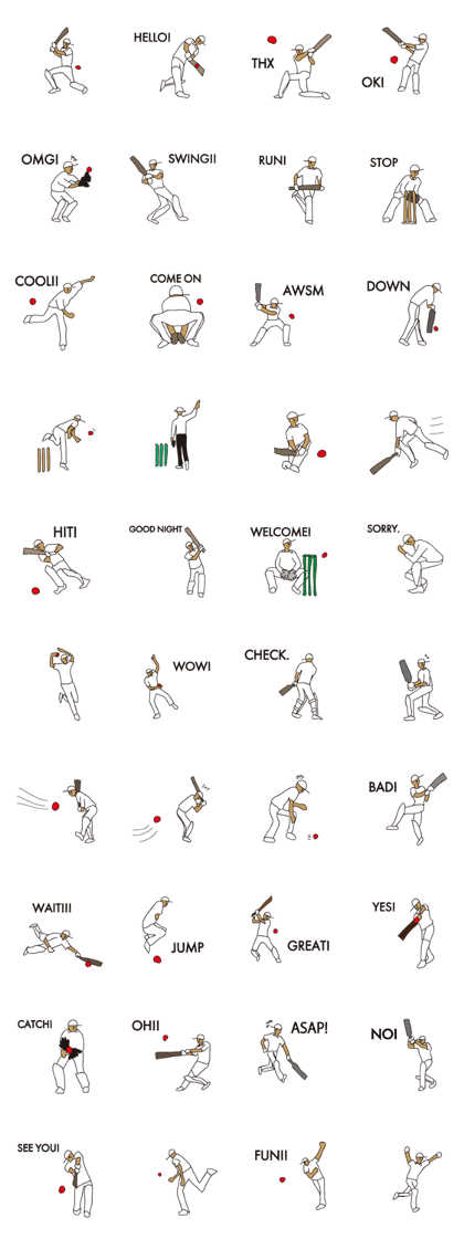 CRICKET STICKER CRICKET STICKER