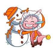 Dragie the winter dragon