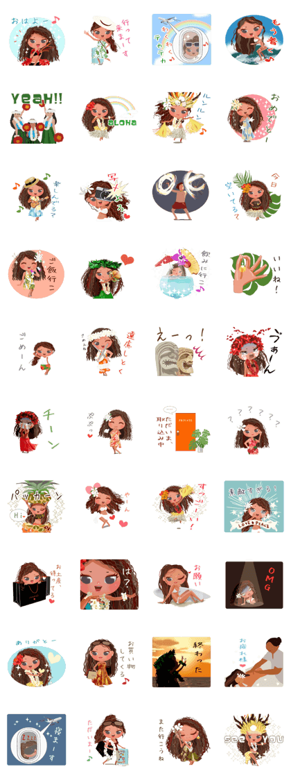 Chou chou's Holiday in Hawaii