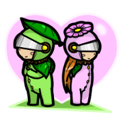 En - kun & Yukari-chan sticker En - kun & Yukari-chan sticker