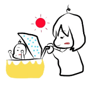 The loose remains sticker  unrestrained