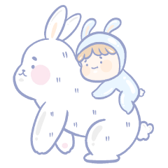 Baby Boy in Bunny Suit : Daily Life