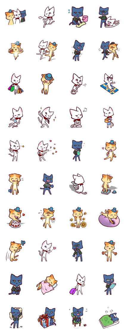 Cat, cat and cat