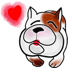 Boo Doo Bulldog – LINE stickers | LINE STORE