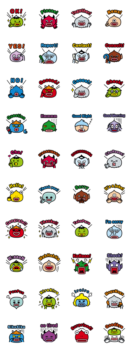 ChekeRaccho4 face / Monsters