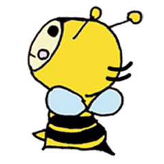 A little honey bee sticker