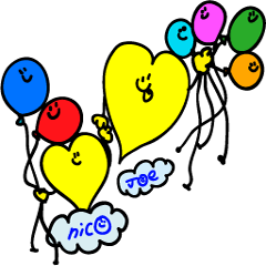 Colorful Heart Friends