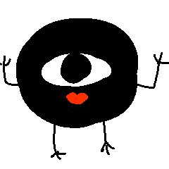 black eyes Sticker
