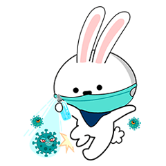 Haru Rabbit : ป้องกันไวรัส Covid-19
