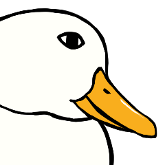 Mr. duck sticker