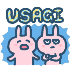 USAGI-Nohohon-Sticker
