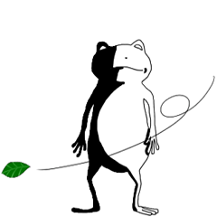 Dark frog