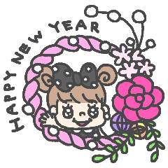 I am pearl ribbon.3-happy new year-